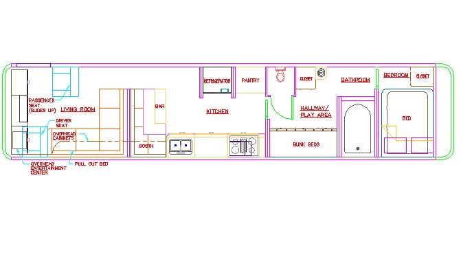 Sample Floorplans For Bus Conversion